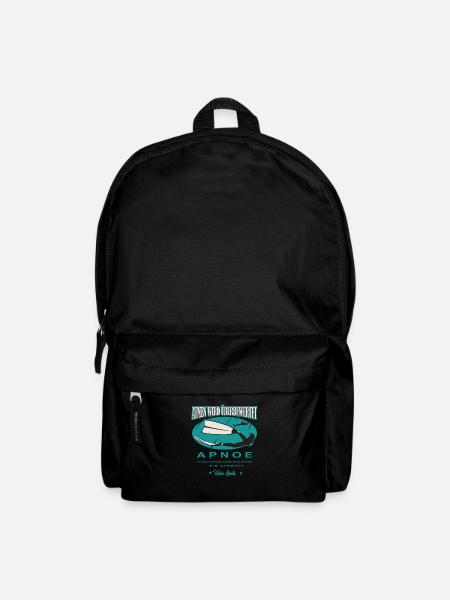 Freediving Apnoe Atmen wird überbewertet Geschenk - Rucksack - Schwarz