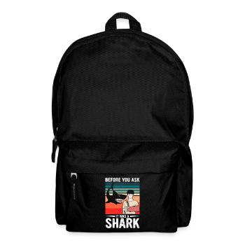Before You Ask It Was A Shark - Knochenbruch - Rucksack - Schwarz - Vorne