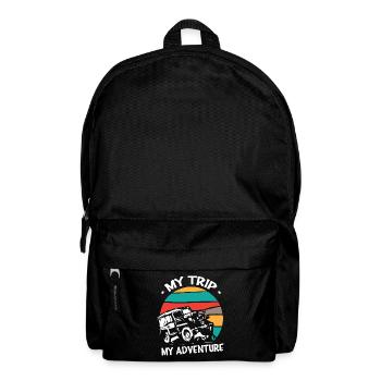Mon voyage Mes Jeeps d’aventure - Sac à dos - noir - Devant