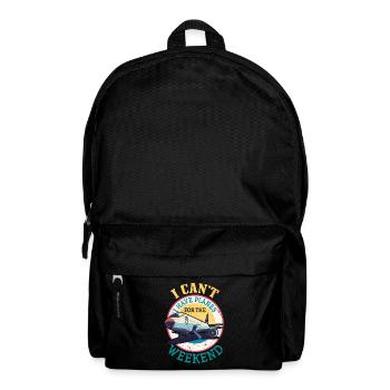 Airline Pilot Aviation Captain Jumbo Jet - Backpack - black - Front