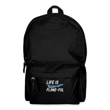 Airline Pilot Aviation Captain Jumbo Jet - Backpack - black - Front