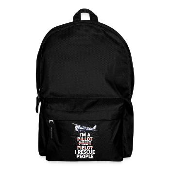 Erreur de pilote pour un pilote de recherche et de sauvetage - Sac à dos - noir - Devant