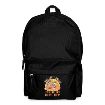 Fingerboard Finger Skateboarding Fingerboarding - Backpack - black - Front