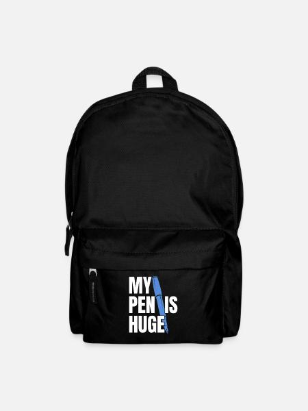 Mein Stift ist riesig - Rucksack - Schwarz