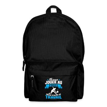 Né pour jouer au padel - Cadeau joueur de padel - Sac à dos - noir - Devant