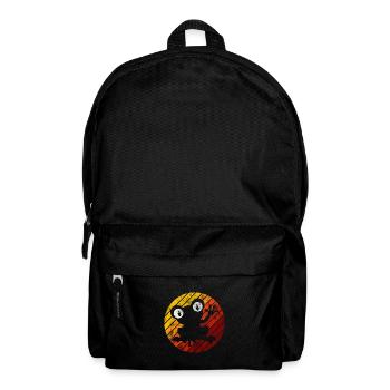 Frosch Frösche Geschenk für Kinder Lustig Witzig - Rucksack - Schwarz - Vorne