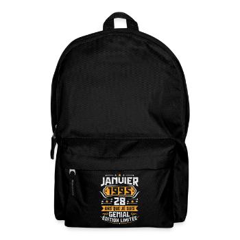 Rétro Cadeau D'anniversaire 28 Ans Janvier 1995 - Sac à dos - noir - Devant