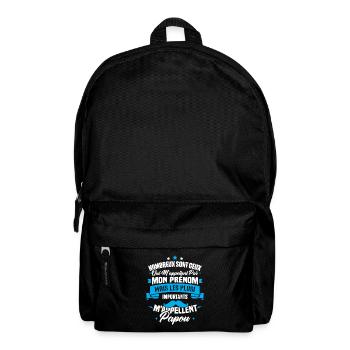 Les plus importants mappellent papou, Cadeau papou - Sac à dos - noir - Devant