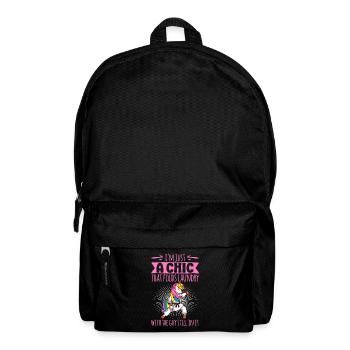 Funny Brazilian Jiu Jitsu Quote BJJ Women - Backpack - black - Front