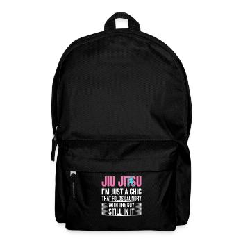 Drôle Jiu Jitsu Brésilien Citation BJJ Femmes - Sac à dos - noir - Devant