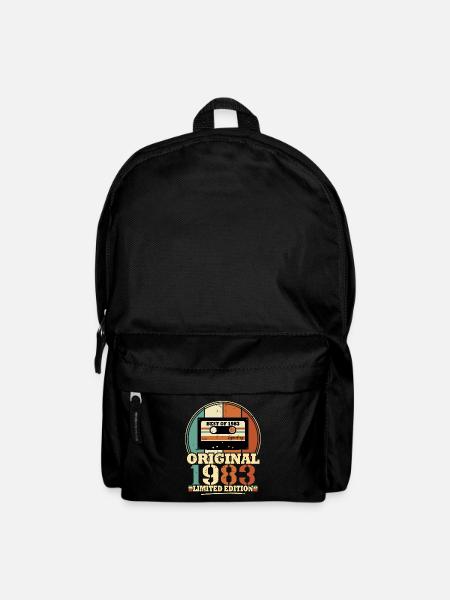 Original 1983 Retro Vintage Geburtstagsgeschenk - Rucksack - Schwarz