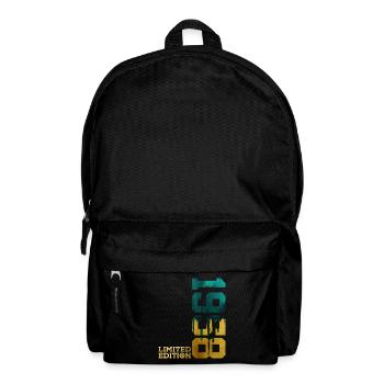 68. GEBURTSTAG LIMITED EDITION 1958 - Rucksack - Schwarz - Vorne