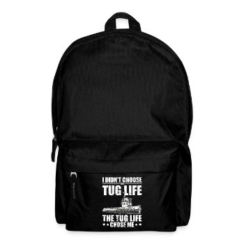 Schlepper Schleppboot Tug Life - Rucksack - Schwarz - Vorne