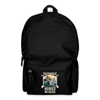 Duckaholic duck hunting - Backpack - black - Front
