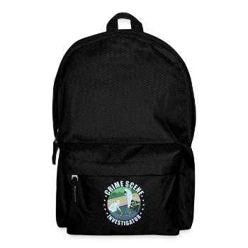 Forensic technician crime scene investigator forensic saying - Backpack - black - Front