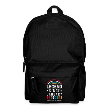 1968 Légende depuis Cadeau d’anniversaire Janvier - Sac à dos - noir - Devant