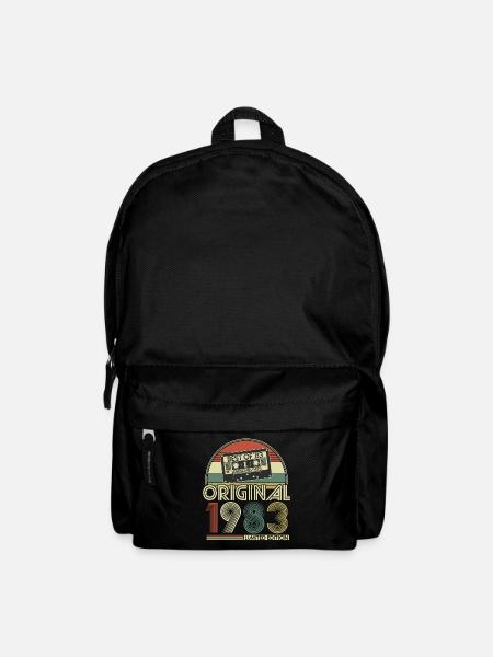 Original 1983 vintage vintage anniversaire rétro - Sac à dos - noir