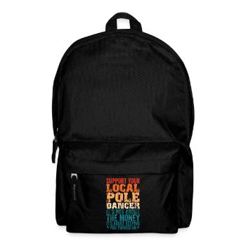 High Voltage Electrician Power Grid - Backpack - black - Front