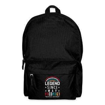 2024 Legend Since Birthday Gift May - Backpack - black - Front