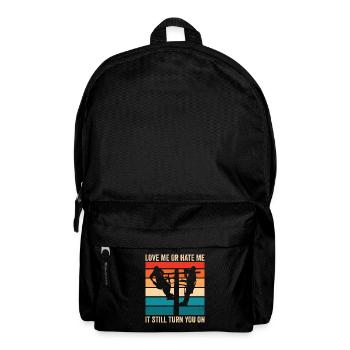 Funny High Voltage Electrician Saying Electrics - Backpack - black - Front
