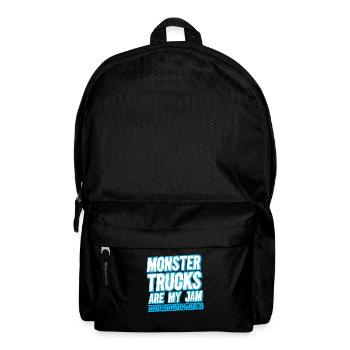 Monster Trucks Are My Jam Monster Truck Show - Backpack - black - Front