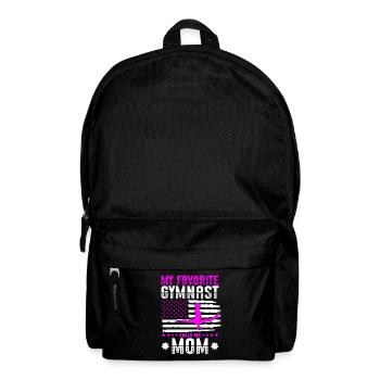 My favorite gymnast calls me Mama Gymnastics - Backpack - black - Front