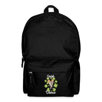 Irish Dance Tanzen Tänzerin Irland Kleeblatt - Rucksack - Schwarz - Vorne