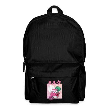 Japan Japanisch Getränk Erdbeere Milkshake - Rucksack - Schwarz - Vorne