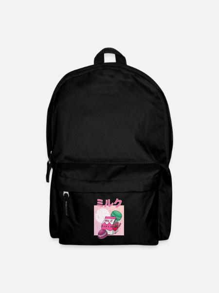 Japan Japanese Drink Strawberry Milkshake - Backpack - black