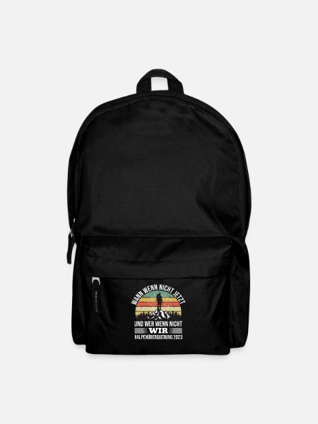 Alpenüberquerung 2023 Spruch Für Alpenüberquerer - Rucksack - Schwarz