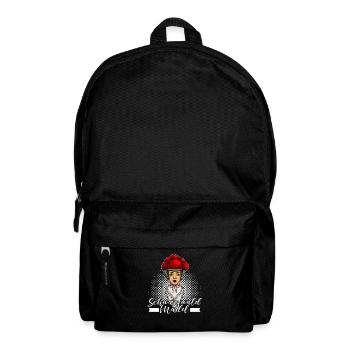 Bollenhut Mädel Mädchen Schwarzwald Spruch - Rucksack - Schwarz - Vorne