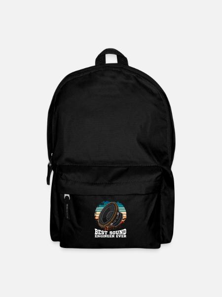 Subwoofer Musik Ton Techniker Audio Spruch - Rucksack - Schwarz