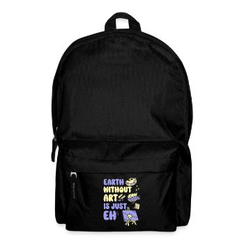 Professeur d’art Drôle de dicteur Cours d’art Cours d’art - Sac à dos - noir - Devant
