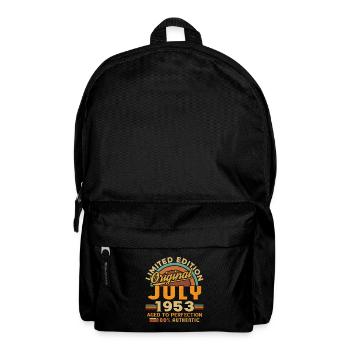 Vintage geboren Juli 1953 Geburtstag Juli 1953 - Sac à dos - noir - Devant