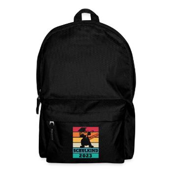 Schulkind 2023 Vintage - Rucksack - Schwarz - Vorne