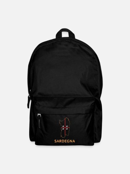 Sardinien Insel Mittelmeer Italien Urlaub - Rucksack - Schwarz