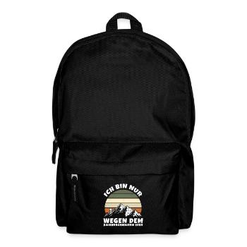 Ich Bin Nur Wegen Dem Kaiserschmarrn Hier - Rucksack - Schwarz - Vorne