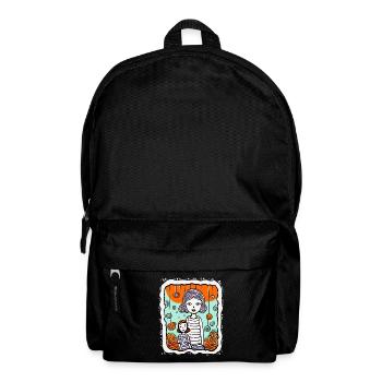 Is this art of mother and daughter? - Backpack - black - Front