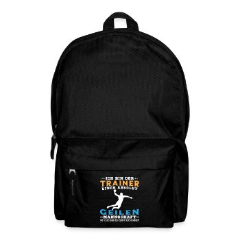 Mannschaft Handballspieler Beachhandball Ballsport - Rucksack - Schwarz - Vorne