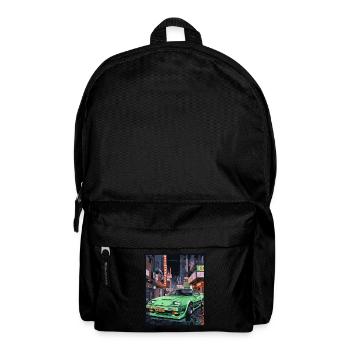 Japanisch Auto: Bosozoku Sportwagen Osaka JDM - Rucksack - Schwarz - Vorne