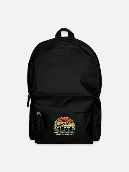 Januar 1964 Vintage Geschenk Geburtstag 60 Jahre - Rucksack - Schwarz