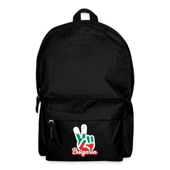 Bulgaria Balkans Holiday Flag Sofia Bulgaria - Backpack - black - Front
