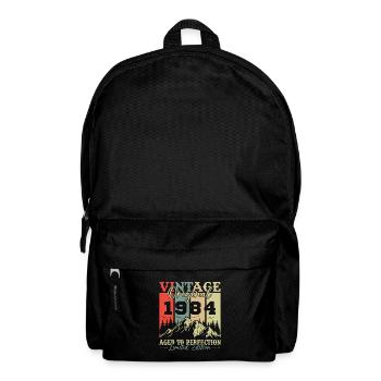 Vinatge 1984 Geburtstagsgeschenk - Rucksack - Schwarz - Vorne