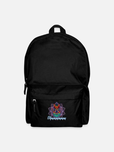 Hamsa Yoga Buddha Talisman Hindu Glück - Rucksack - Schwarz
