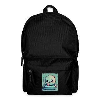 Kleines Monster Eightball Poolbillard, Billard - Rucksack - Schwarz - Vorne