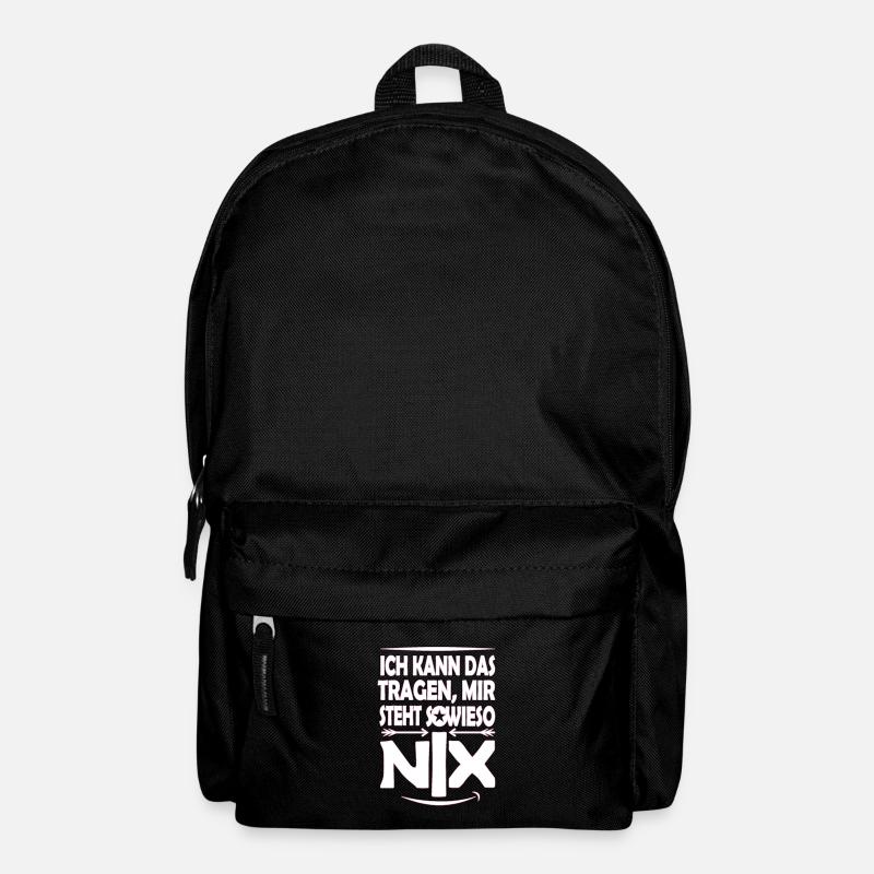 Ich kann das tragen,lustig Spruch, Geschenk - Rucksack - Schwarz