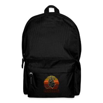 Australien Reise Urlaub Känguru Symbol Urlaub - Rucksack - Schwarz - Vorne