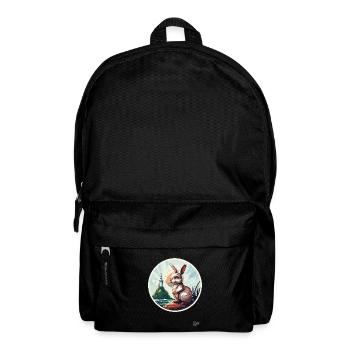 The hare at the lighthouse - Backpack - black - Front