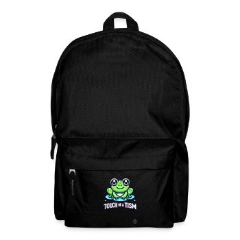 "Touch of the Tism" Frosch - Rucksack - Schwarz - Vorne