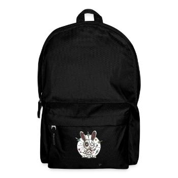 Verrückter Lustiger Voodoo-Hase - Rucksack - Schwarz - Vorne